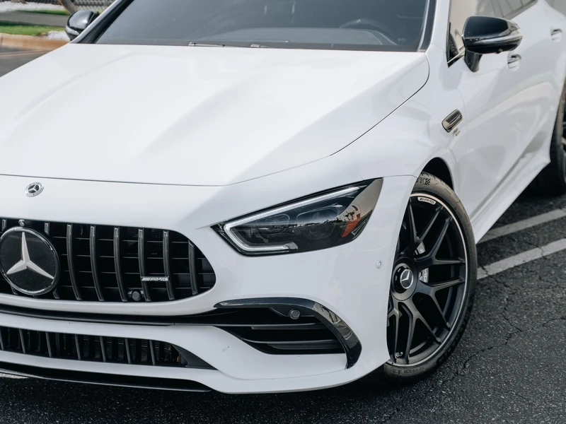 Mercedes GT53 with premium ceramic window tint — heat rejection
