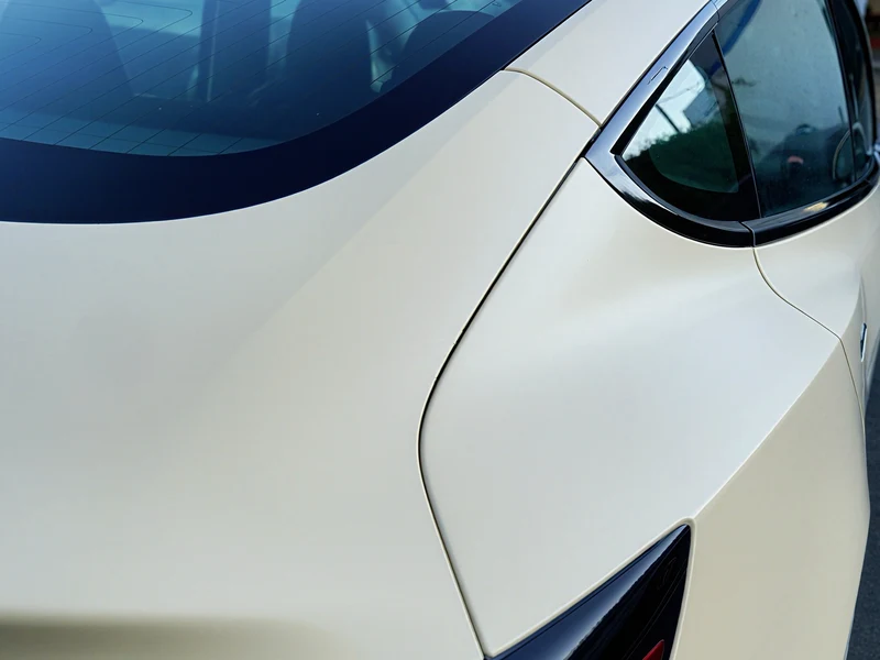 Tesla Model 3 chrome delete detail