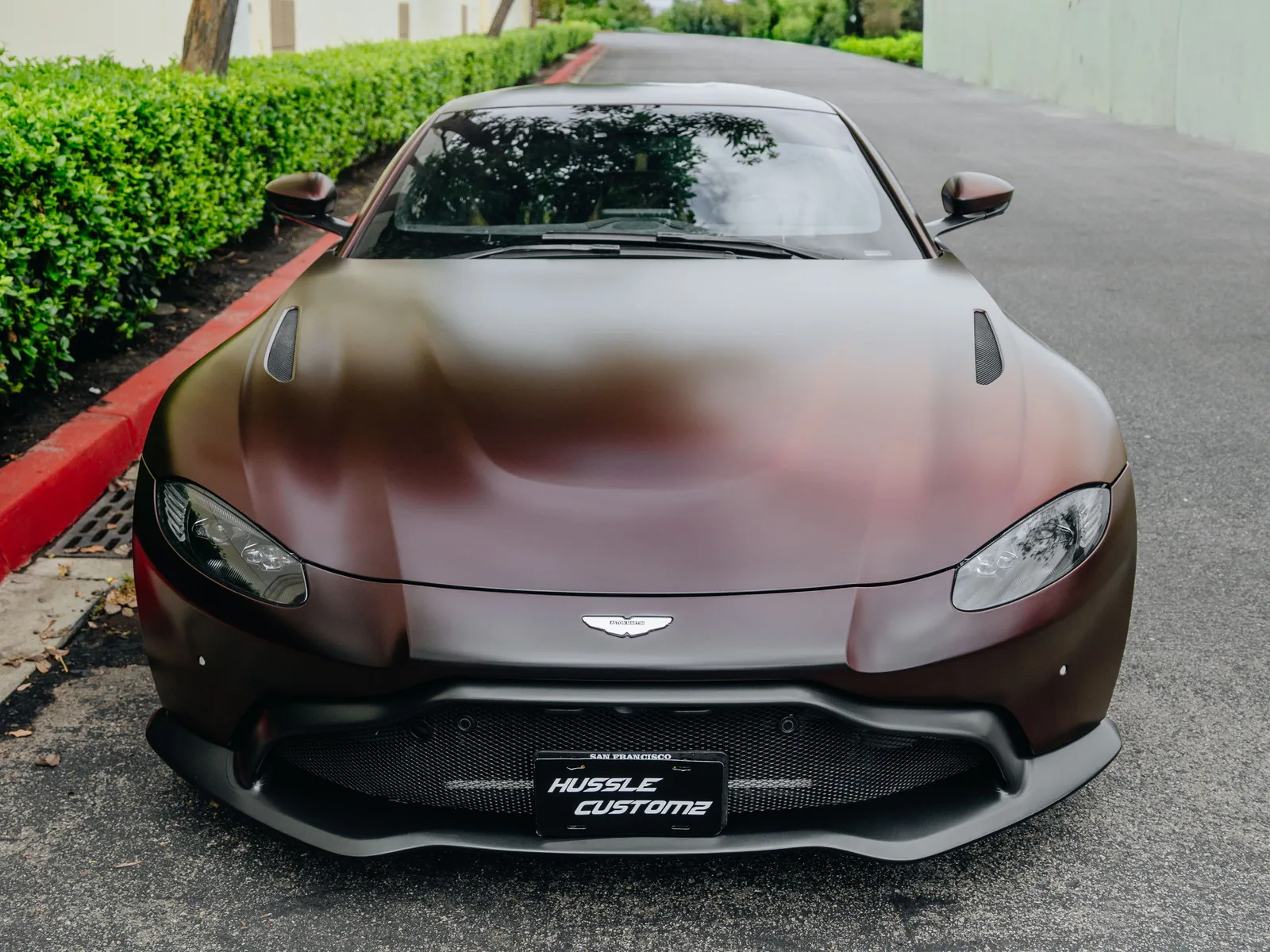 Aston Martin Vantage Vinyl Wrap, Lower Panel Wrap, Ceramic Coating — photo 3 — Hussle Customz Los Angeles
