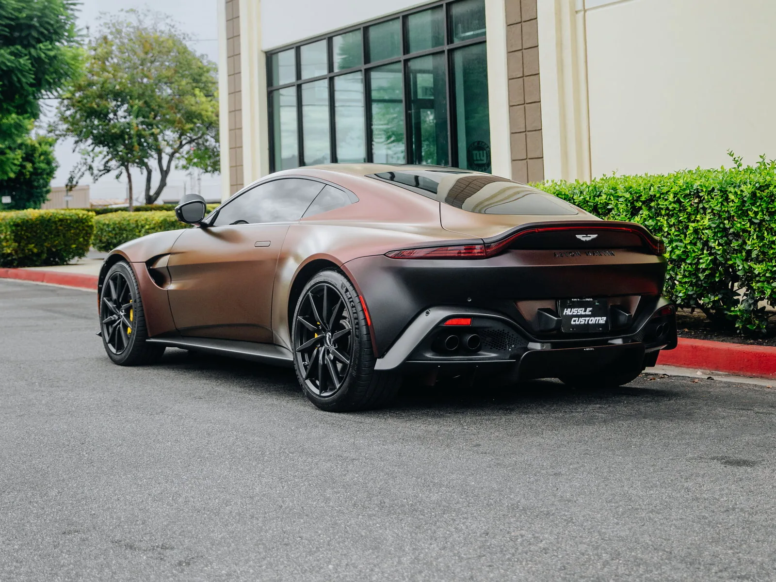 Aston Martin Vantage Vinyl Wrap, Lower Panel Wrap, Ceramic Coating — photo 4 — Hussle Customz Los Angeles