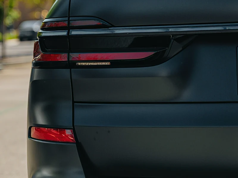 BMW X7 Satin Black Vinyl Wrap, Ceramic Tint, Ceramic Coating — photo 4 — Hussle Customz Los Angeles