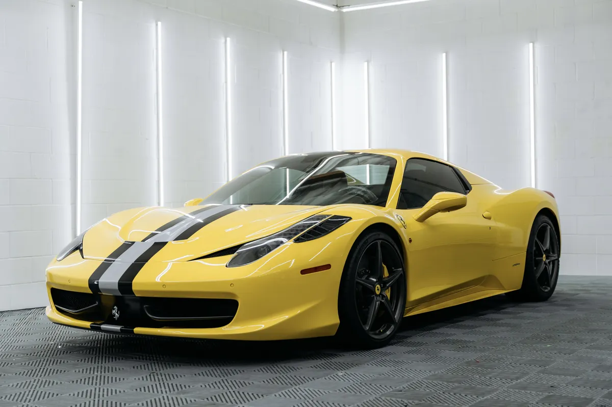 Ferrari 458 Spider Full Body PPF + Stripes — photo 1 — Hussle Customz Los Angeles