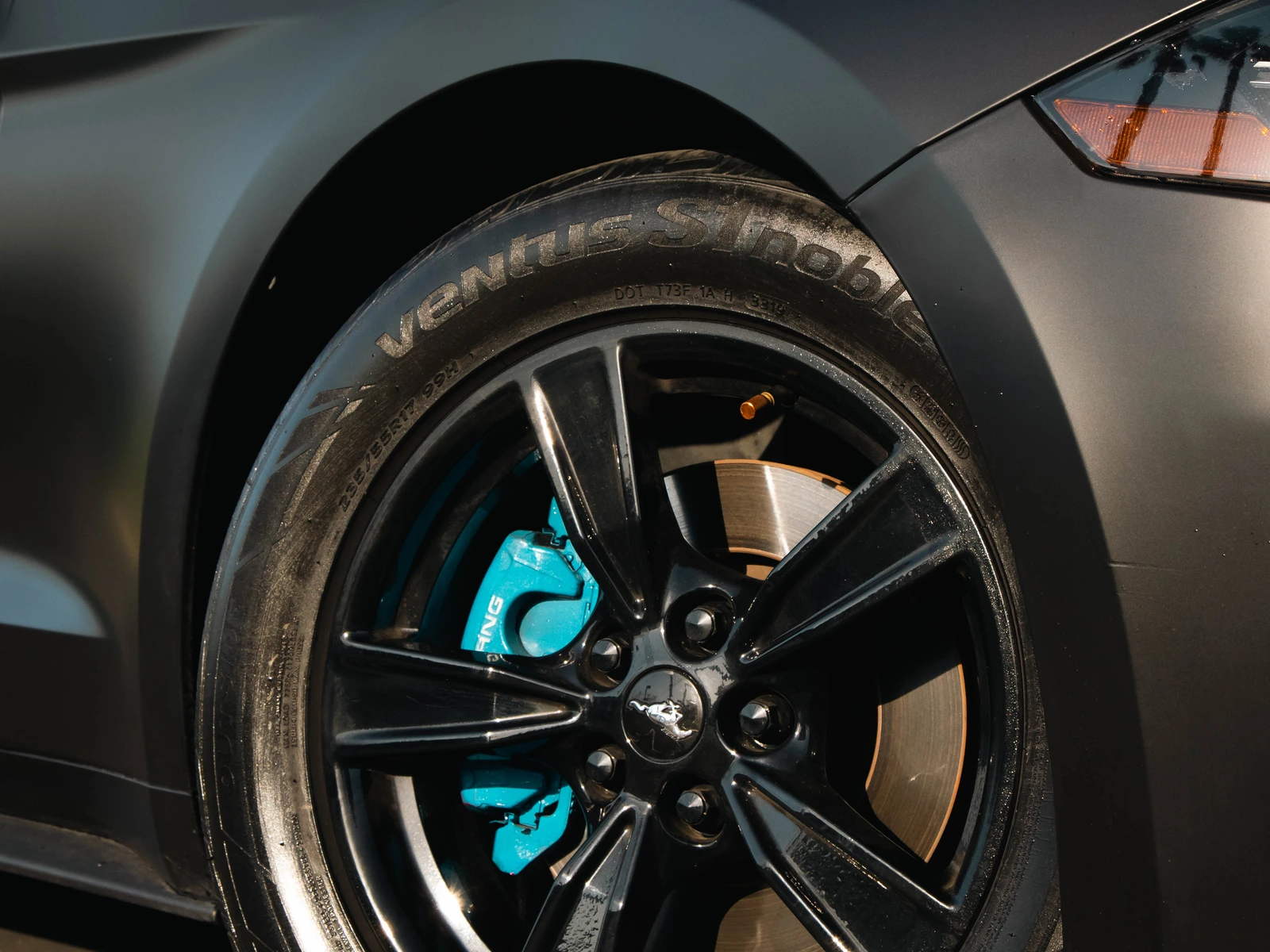 Ford Mustang Satin Black — photo 4 — Hussle Customz Los Angeles