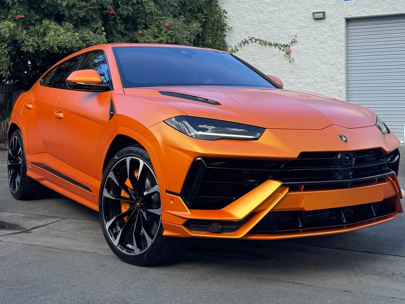 Lamborghini Urus Satin Stunning Orange — photo 1 — Hussle Customz Los Angeles