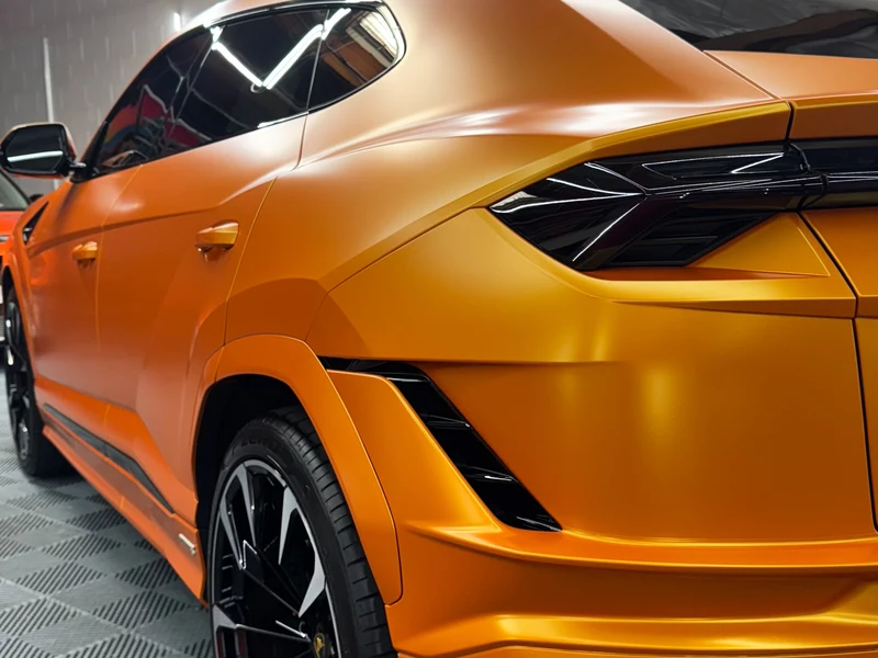 Lamborghini Urus Satin Stunning Orange — photo 3 — Hussle Customz Los Angeles