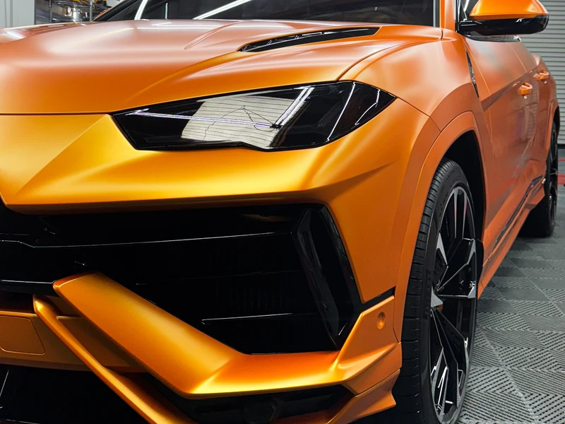 Lamborghini Urus Satin Stunning Orange — photo 5 — Hussle Customz Los Angeles