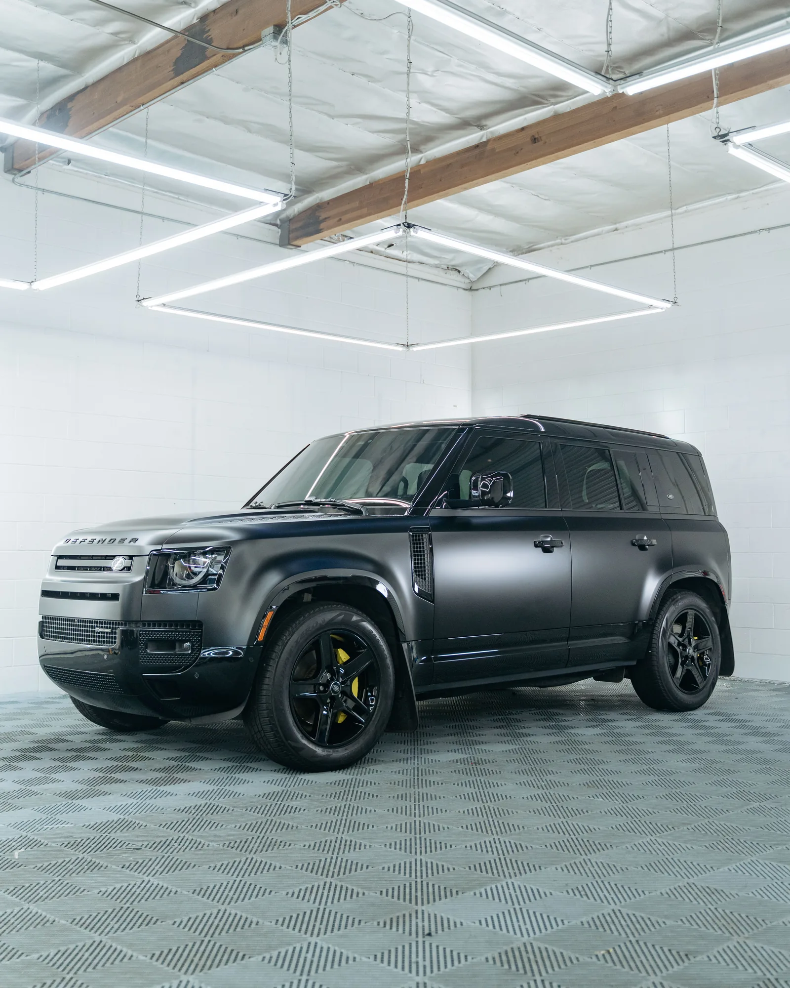 Land Rover Defender Matte PPF / Tint / Painted Calipers — photo 1 — Hussle Customz Los Angeles