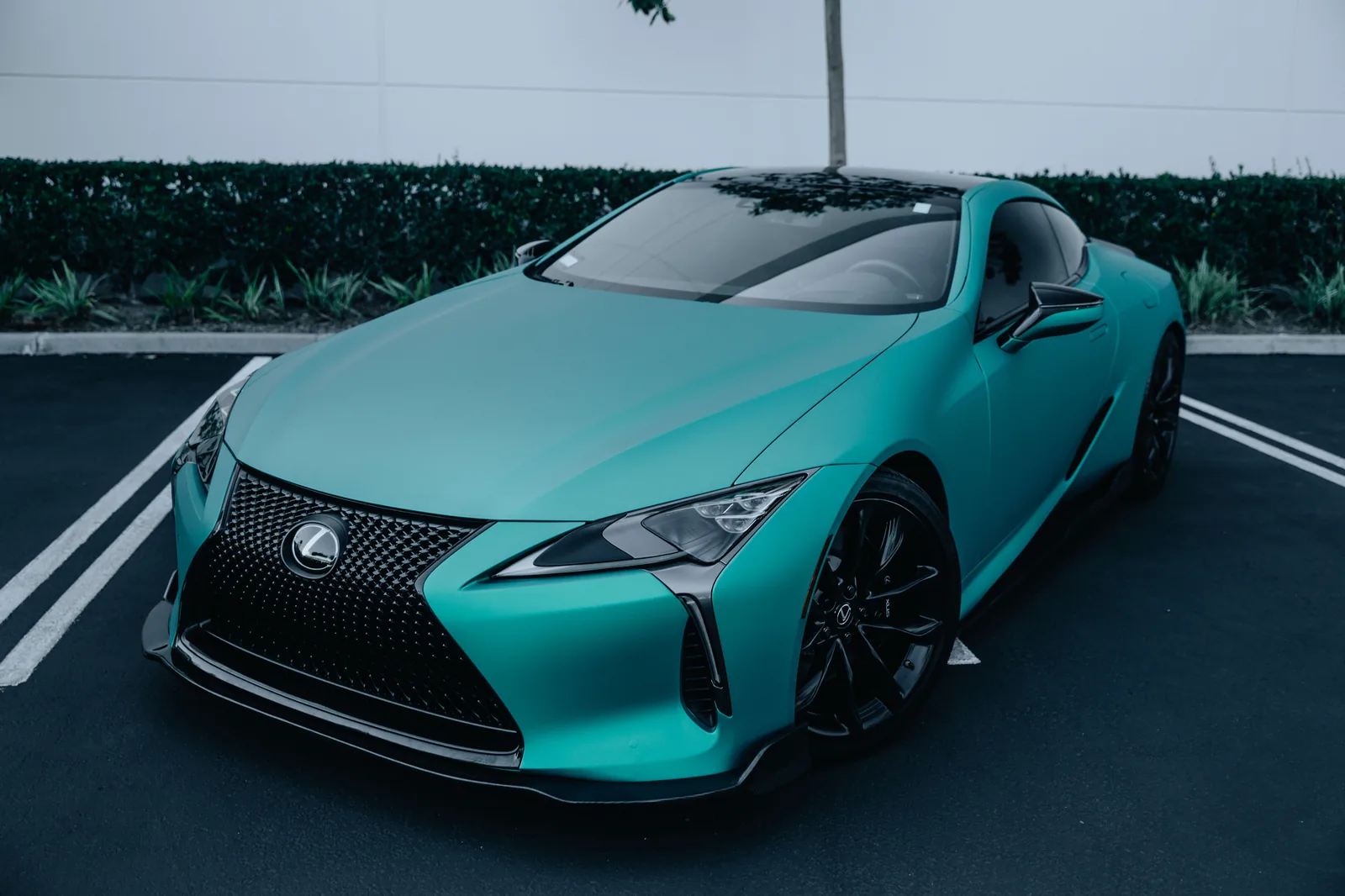 Lexus LC500 Absolute Matte Vector Green — photo 1 — Hussle Customz Los Angeles