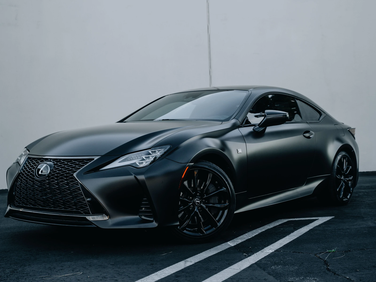Lexus RCF Vinyl Wrap — photo 2 — Hussle Customz Los Angeles