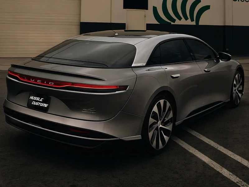 Lucid Air — Clear PPF, Ceramic Tint | Hussle Customz