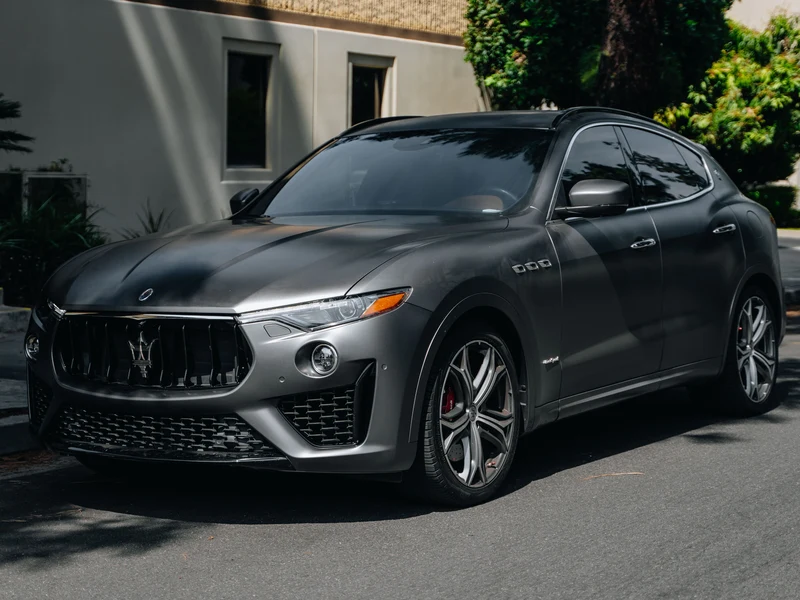 Maserati Levante Charcoal Metallic — car wrap Los Angeles — Hussle Customz