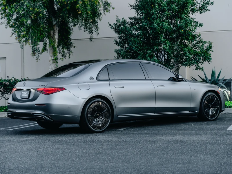Maybach S680 Matte AMG Grey PPF — photo 2 — Hussle Customz Los Angeles