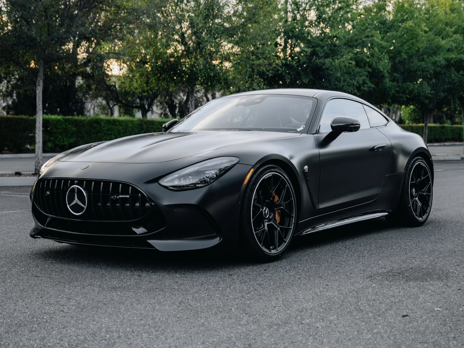Mercedes AMG GT 63 S Satin Black Wrap + Door Jambs — photo 1 — Hussle Customz Los Angeles