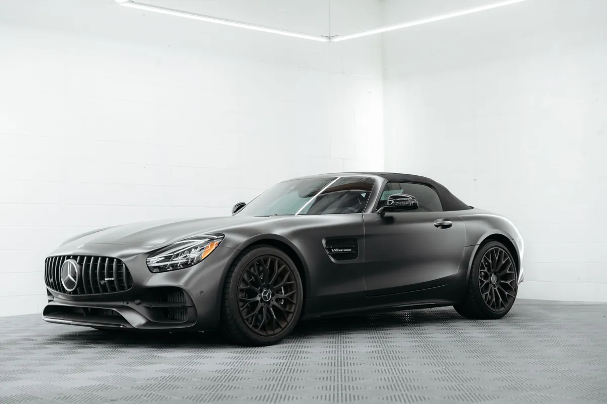 Mercedes AMG GTS Roadster Matte PPF — photo 1 — Hussle Customz Los Angeles