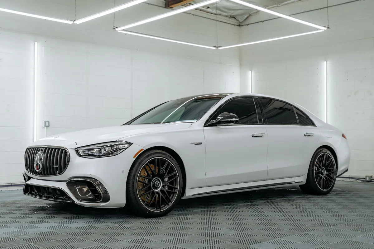 Mercedes AMG S63 Matte PPF — photo 1 — Hussle Customz Los Angeles
