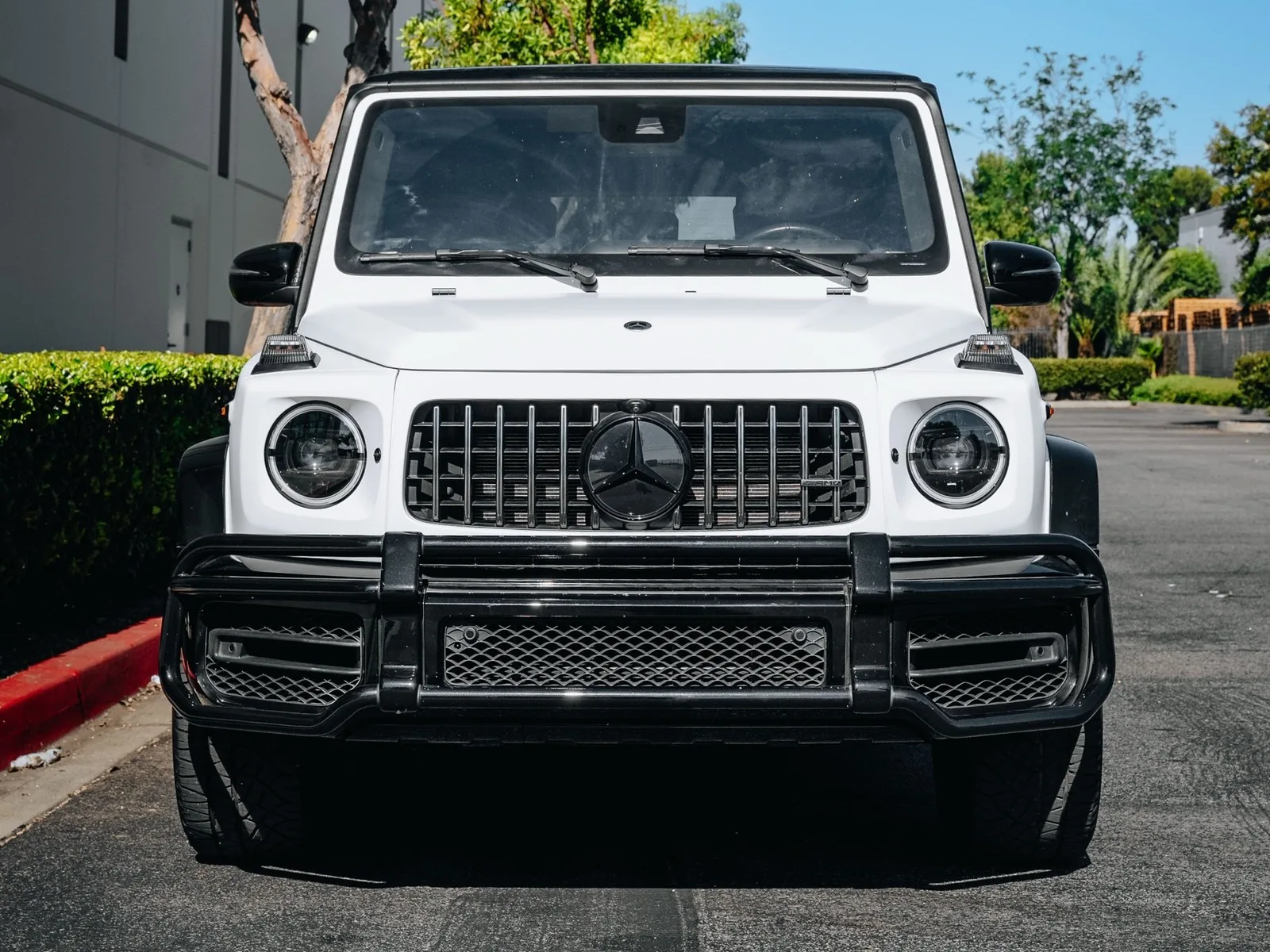 Mercedes-Benz G63 Matte White Vinyl Wrap — photo 3 — Hussle Customz Los Angeles