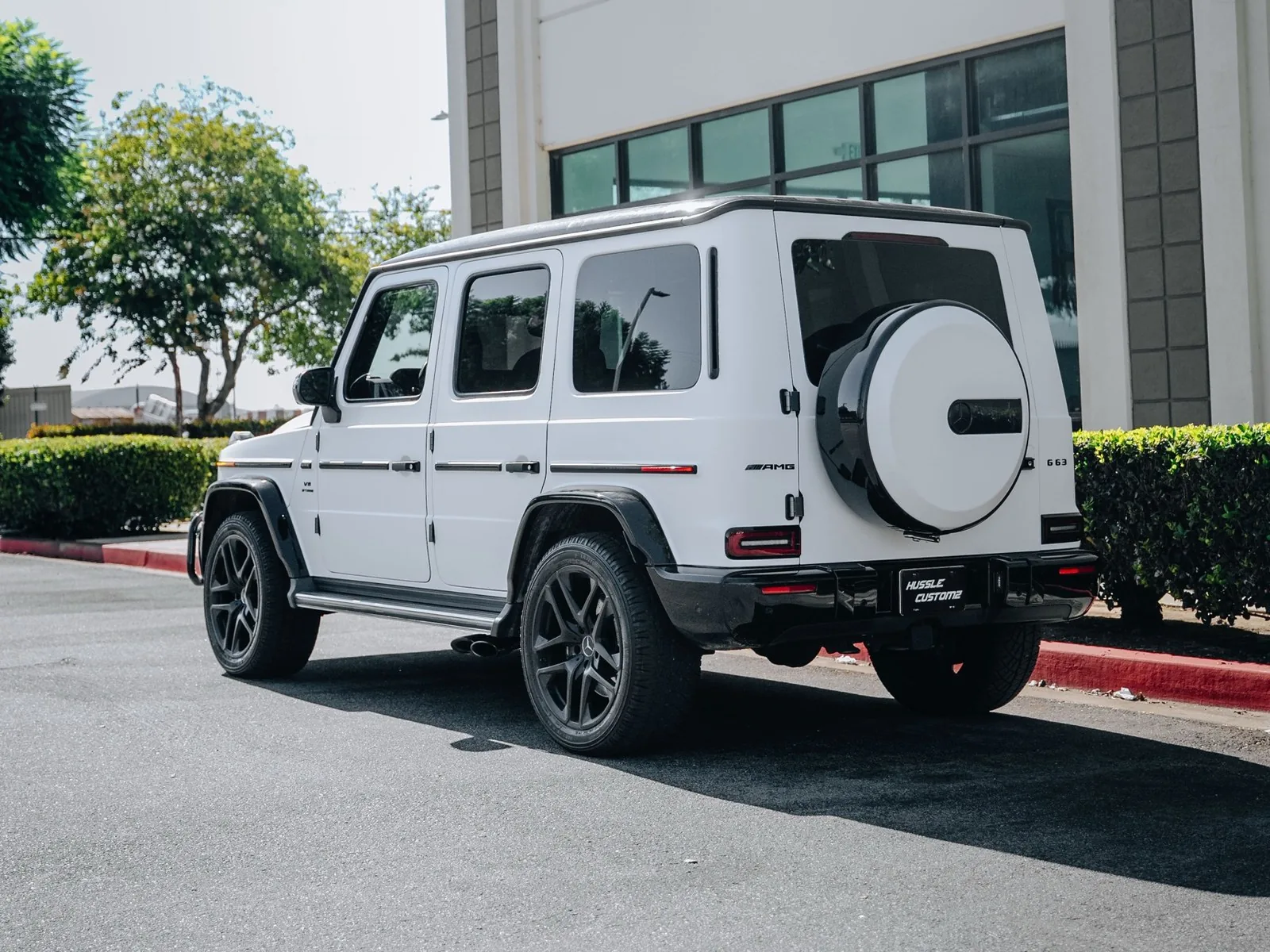 Mercedes-Benz G63 Matte White Vinyl Wrap — photo 4 — Hussle Customz Los Angeles