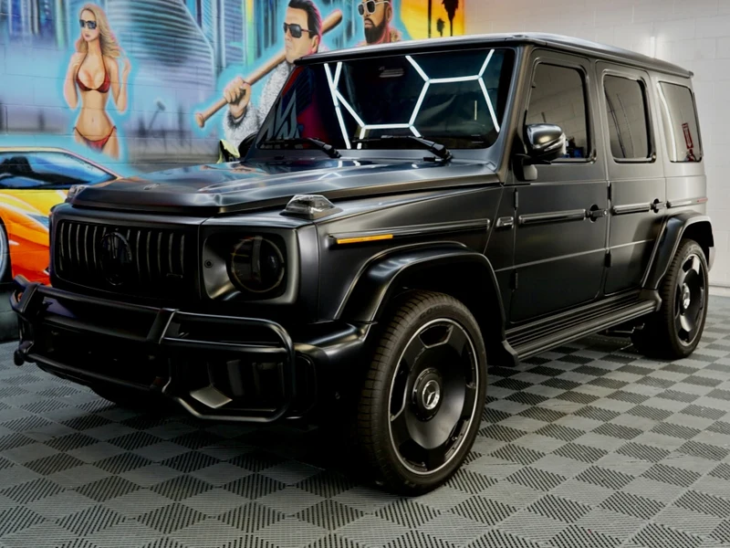 Mercedes G63 — Matte PPF, Ceramic Tint, Ceramic Coating | Hussle Customz