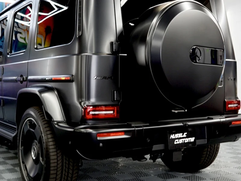 Mercedes G63 Matte PPF, Ceramic Tint, Ceramic Coating — photo 3 — Hussle Customz Los Angeles