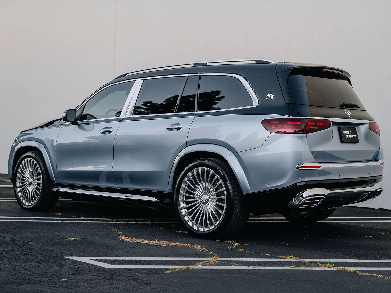 Mercedes-Maybach GLS600 Gloss Black — photo 1 — Hussle Customz Los Angeles