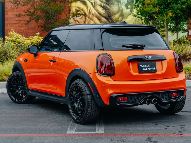 Mini Cooper Racing Gloss Orange PPF — photo 3 — Hussle Customz Los Angeles