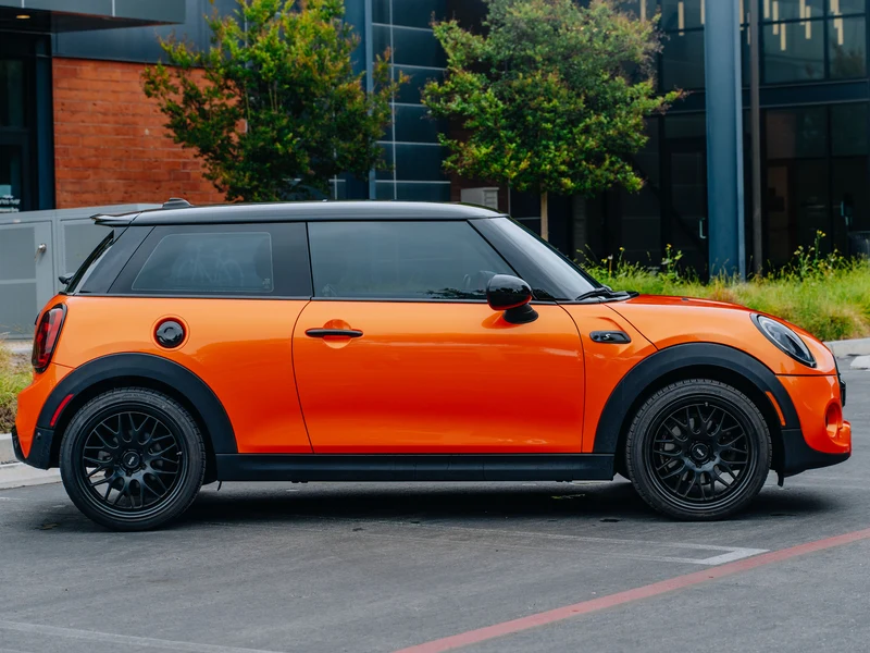 Mini Cooper Racing Gloss Orange PPF — photo 4 — Hussle Customz Los Angeles