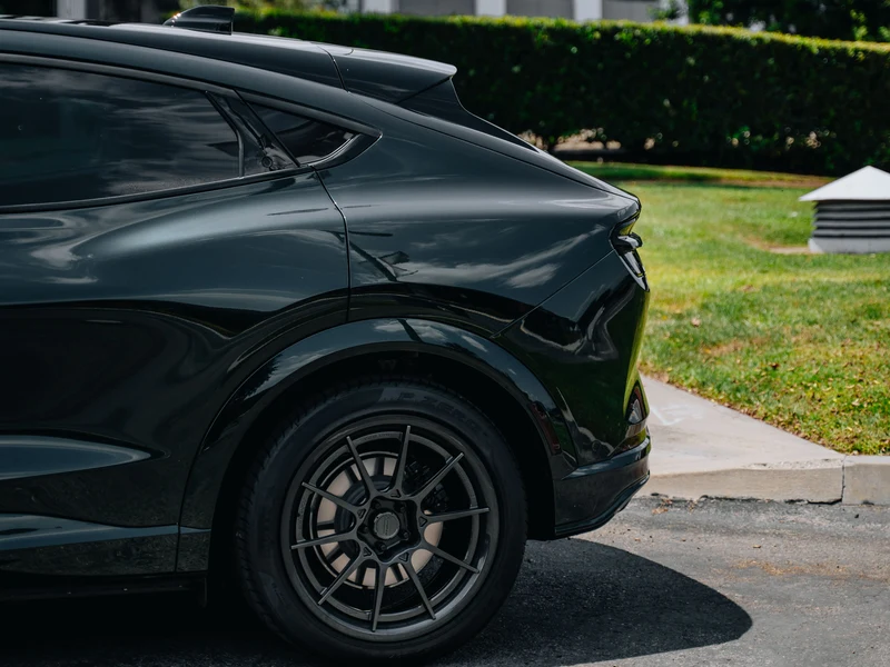 Ford Mustang Mach-E Emerald Stone Green PPF — photo 4 — Hussle Customz Los Angeles