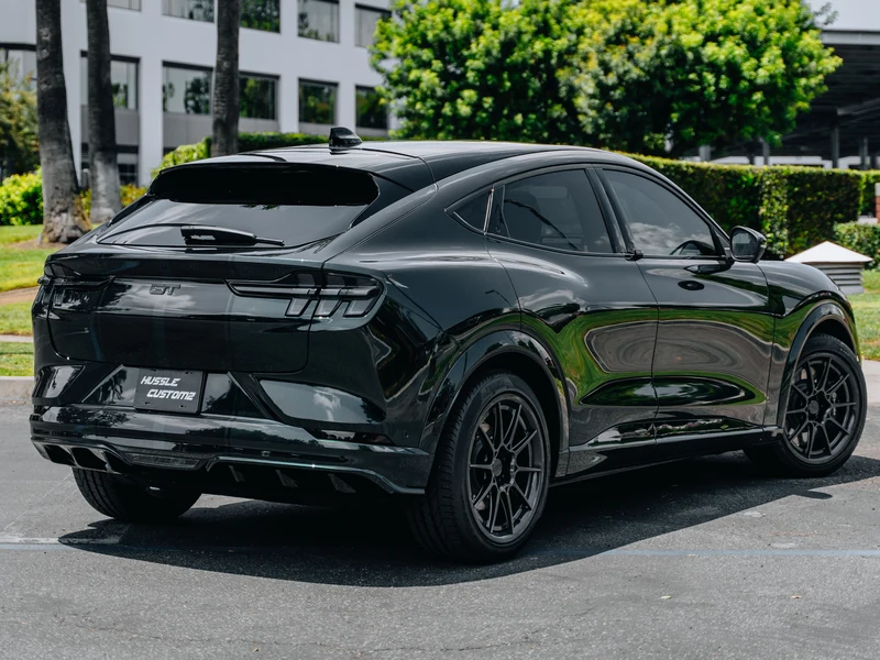 Ford Mustang Mach-E Emerald Stone Green PPF — photo 5 — Hussle Customz Los Angeles