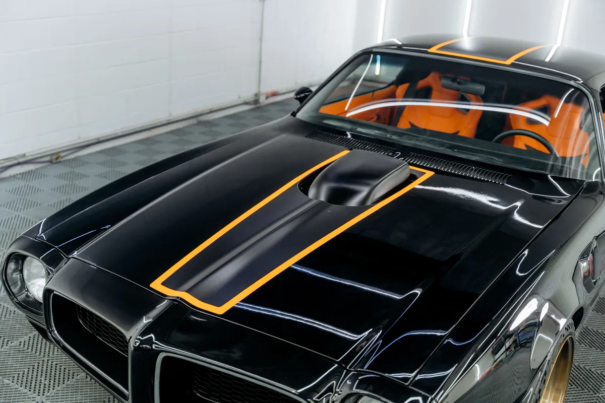Pontiac Firebird Restomod Partial PPF + Stripes — photo 3 — Hussle Customz Los Angeles