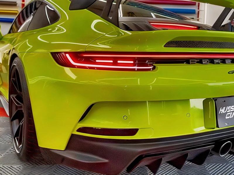 Porsche 911 GT3 Clear PPF, Ceramic Tint, Ceramic Coating — photo 3 — Hussle Customz Los Angeles