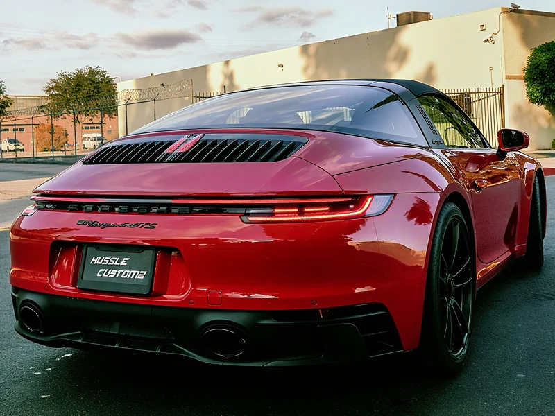 Porsche 911 Targa 4 GTS Clear PPF, Ceramic Coating — photo 4 — Hussle Customz Los Angeles