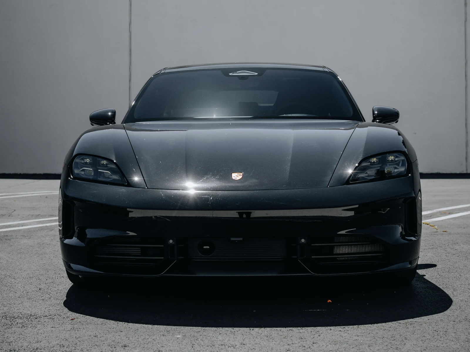 Porsche Taycan Ceramic Tint 35% + 70% Windshield — photo 1 — Hussle Customz Los Angeles