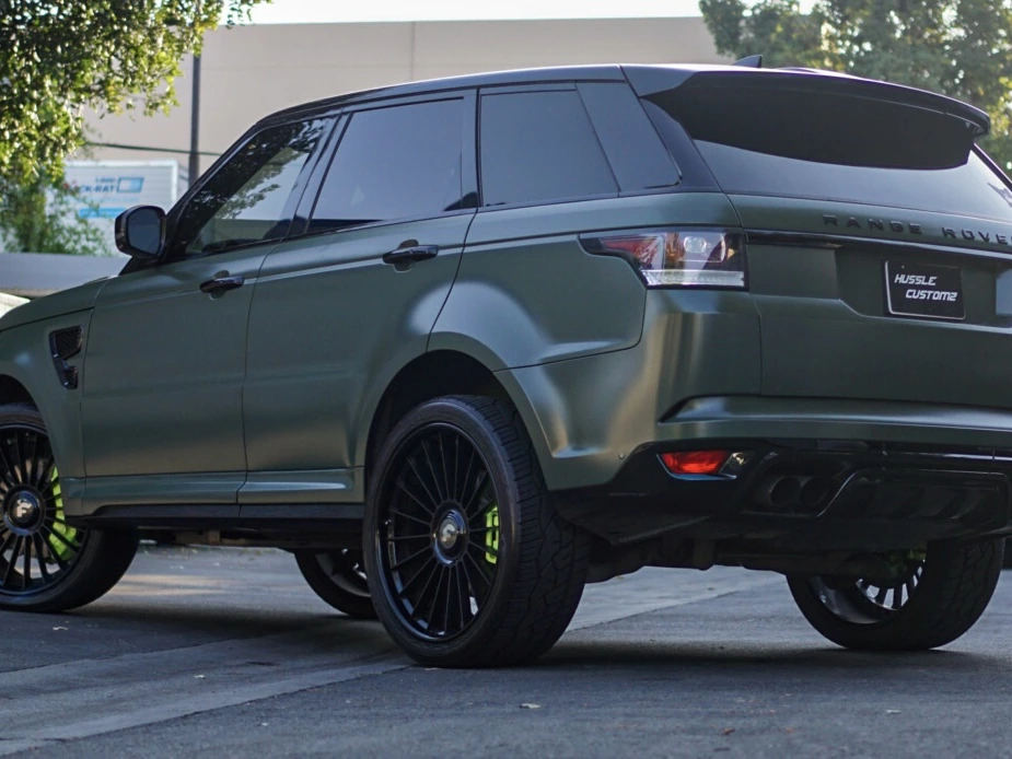 Range Rover Sport Vinyl Wrap — photo 2 — Hussle Customz Los Angeles