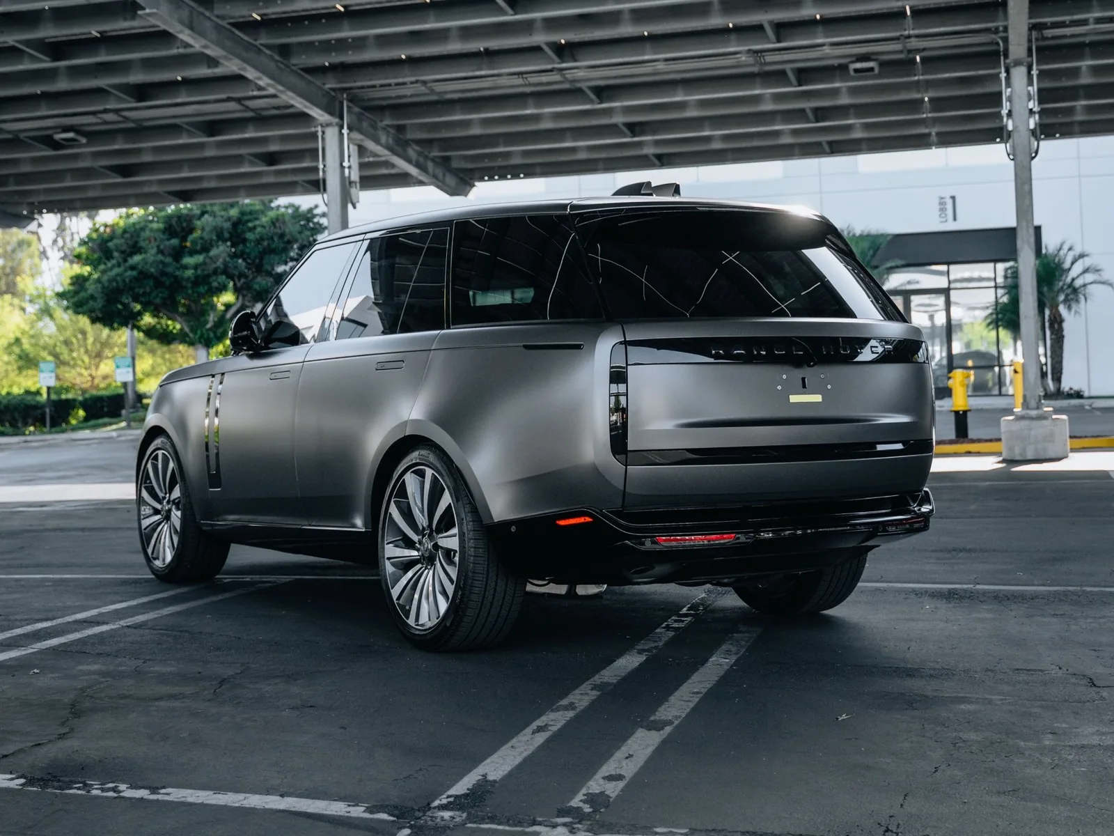 Range Rover  Vinyl Wrap, Smoked Headlights, Smoked Taillights, Ceramic Coating — photo 3 — Hussle Customz Los Angeles