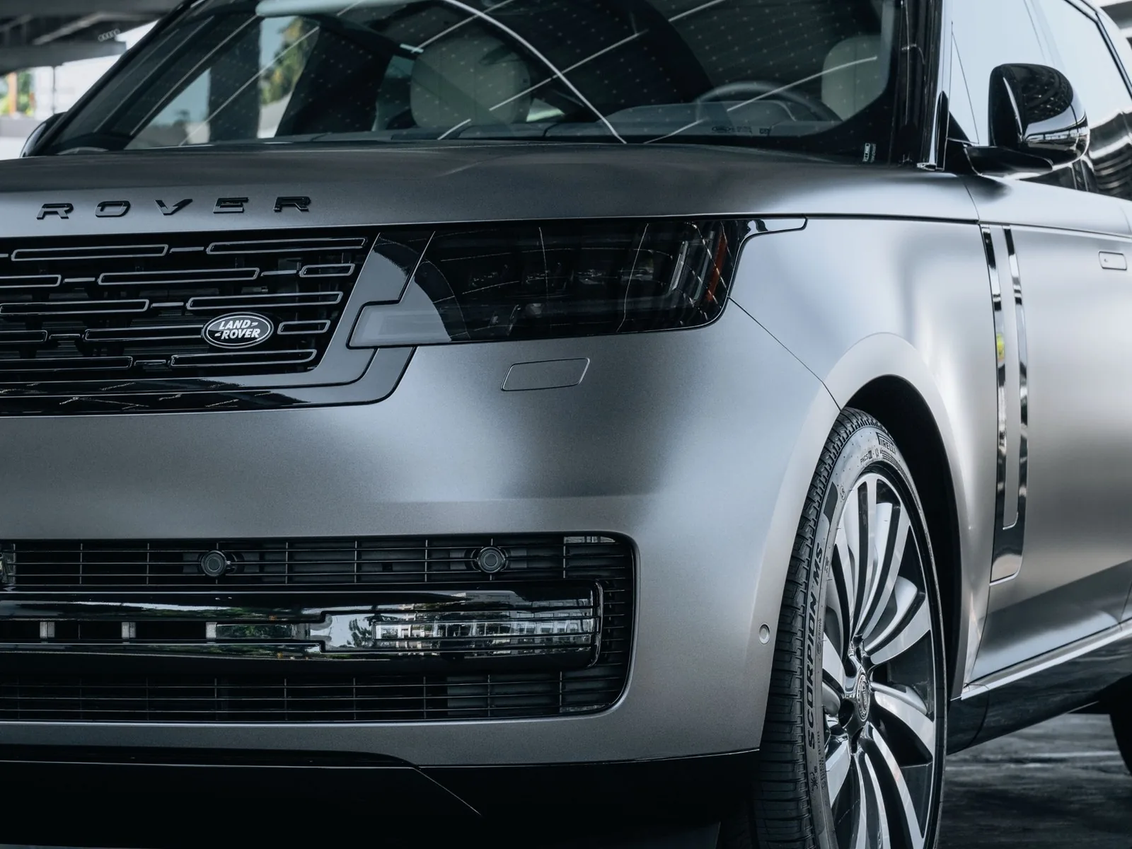 Range Rover  Vinyl Wrap, Smoked Headlights, Smoked Taillights, Ceramic Coating — photo 5 — Hussle Customz Los Angeles