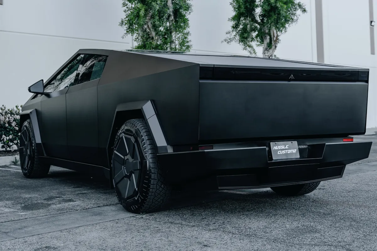 Tesla Cybertruck — Frozen Black Color PPF | Hussle Customz
