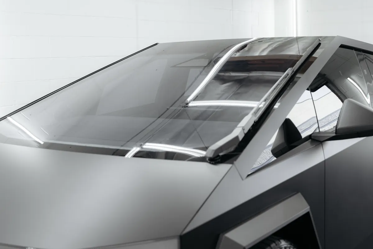Tesla Cybertruck Frozen Black Color PPF — photo 5 — Hussle Customz Los Angeles