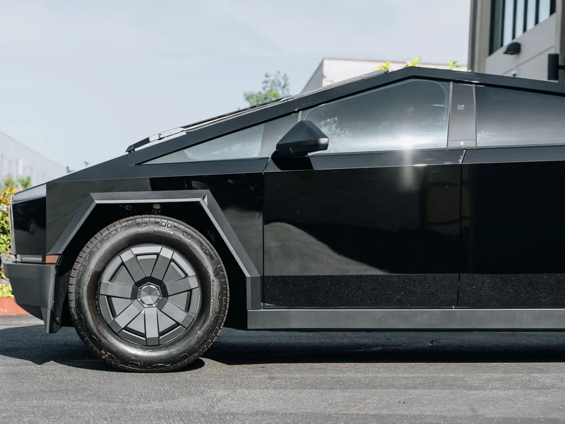 Tesla Cybertruck Gloss Black PPF, Ceramic Tint, Ceramic Coating — photo 3 — Hussle Customz Los Angeles