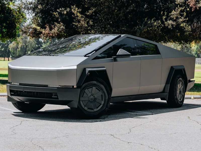 Tesla Cybertruck — Satin Tungsten Steel PPF | Hussle Customz