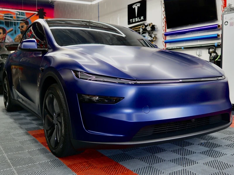 Tesla Model Y Juniper — Matte PPF, Ceramic Tint, Ceramic Coating | Hussle Customz