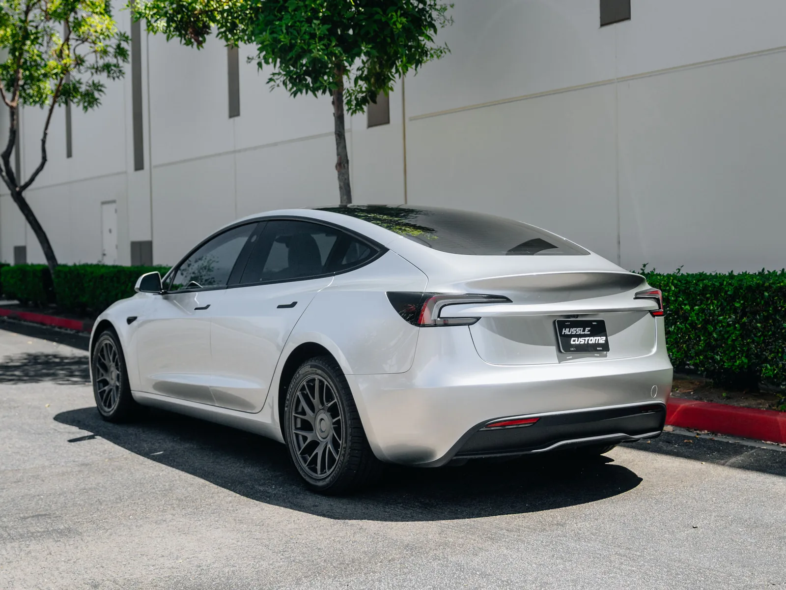 Tesla Model 3 Color PPF, Ceramic Tint, Ceramic Coating — photo 3 — Hussle Customz Los Angeles