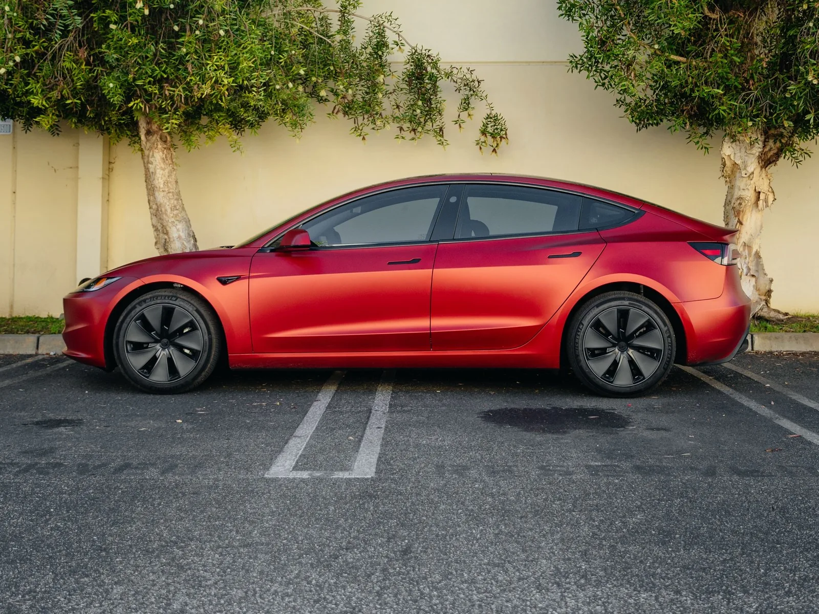 Tesla Model 3 Vinyl Wrap, Ceramic Tint, Ceramic Coating — photo 2 — Hussle Customz Los Angeles