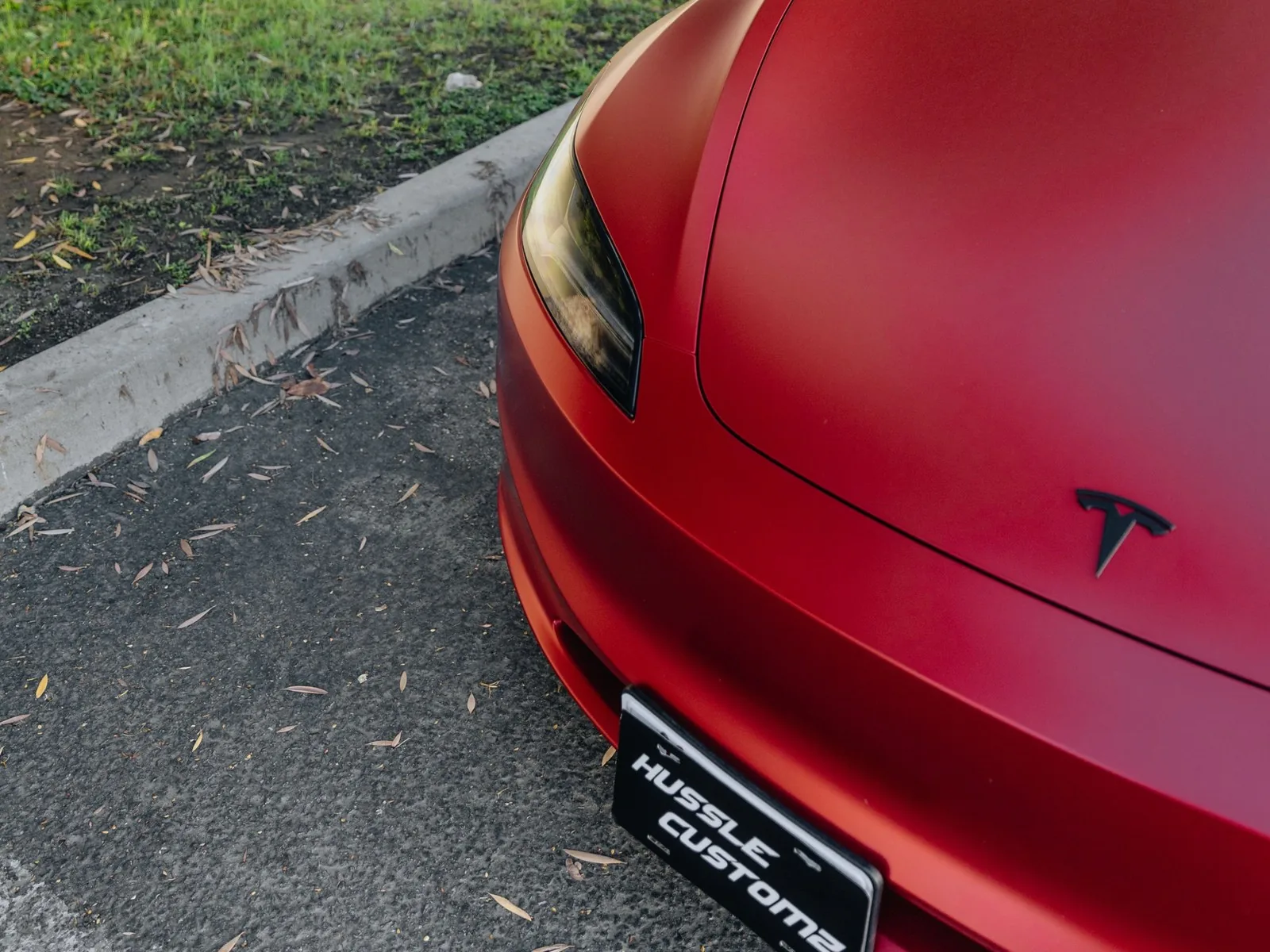 Tesla Model 3 Vinyl Wrap, Ceramic Tint, Ceramic Coating — photo 3 — Hussle Customz Los Angeles