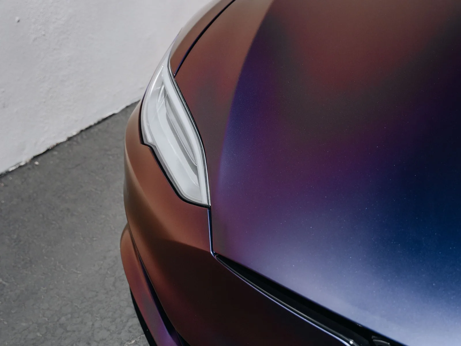 Tesla Model S Satin Vinyl Wrap, Ceramic Coating — photo 3 — Hussle Customz Los Angeles