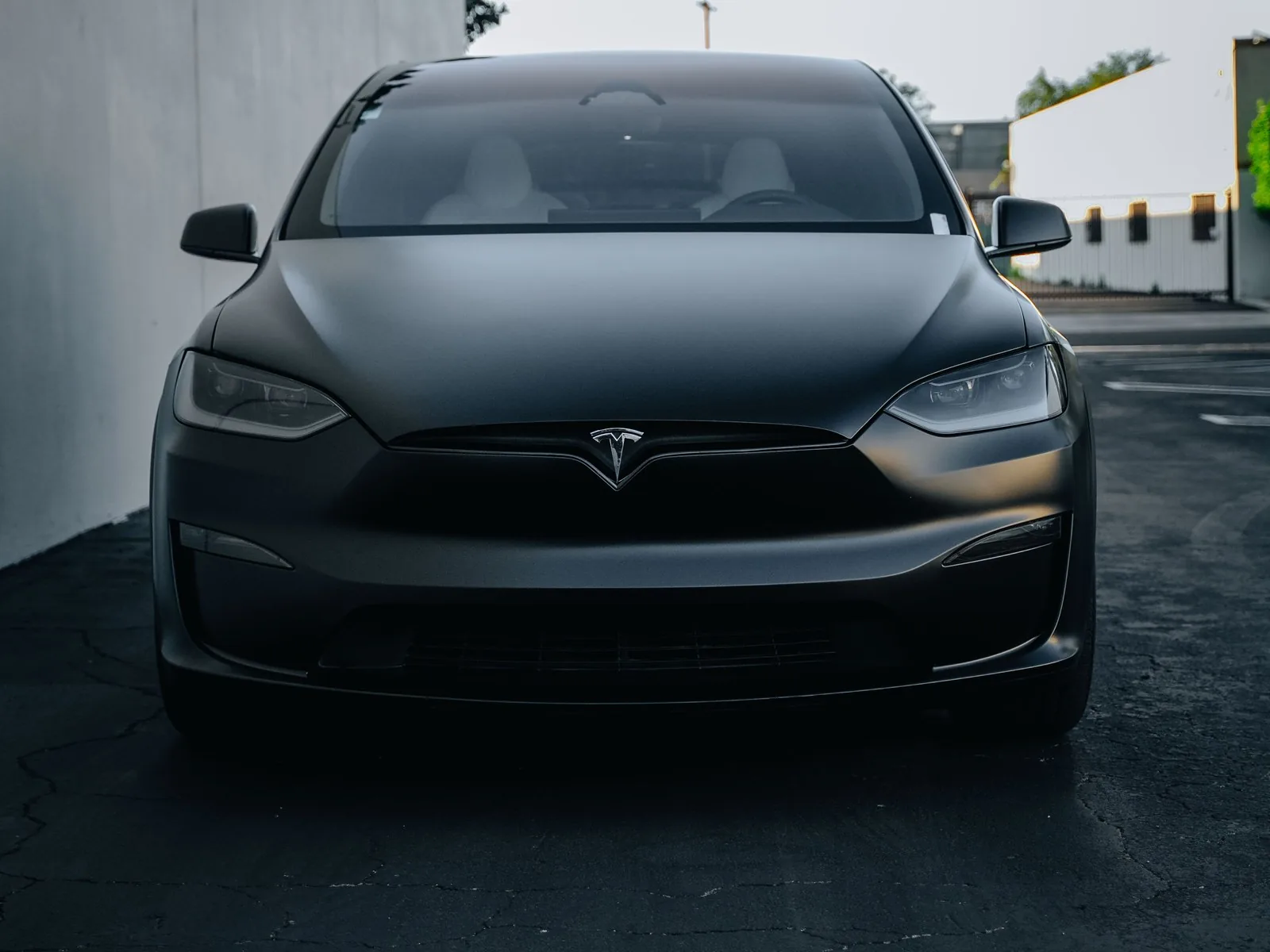 Tesla Model X Matte Black PPF — photo 2 — Hussle Customz Los Angeles