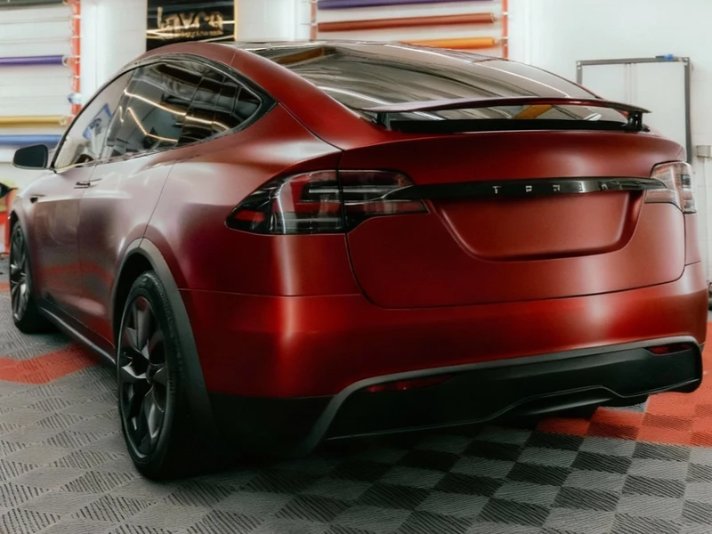 Tesla Model X Matte PPF, Ceramic Tint, Ceramic Coating — photo 2 — Hussle Customz Los Angeles