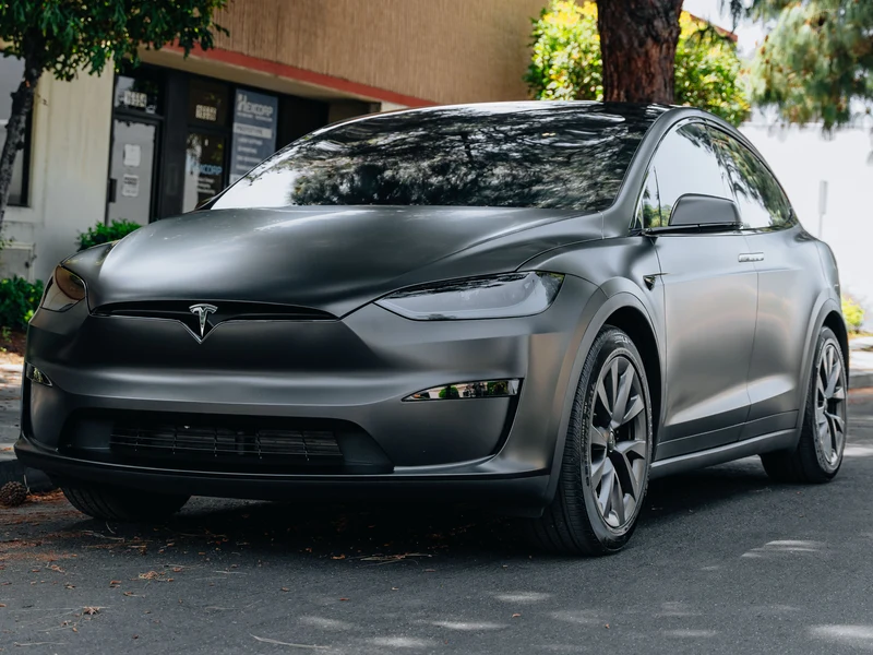 Tesla Model X — Matte PPF, Ceramic Tint, Ceramic Coating | Hussle Customz