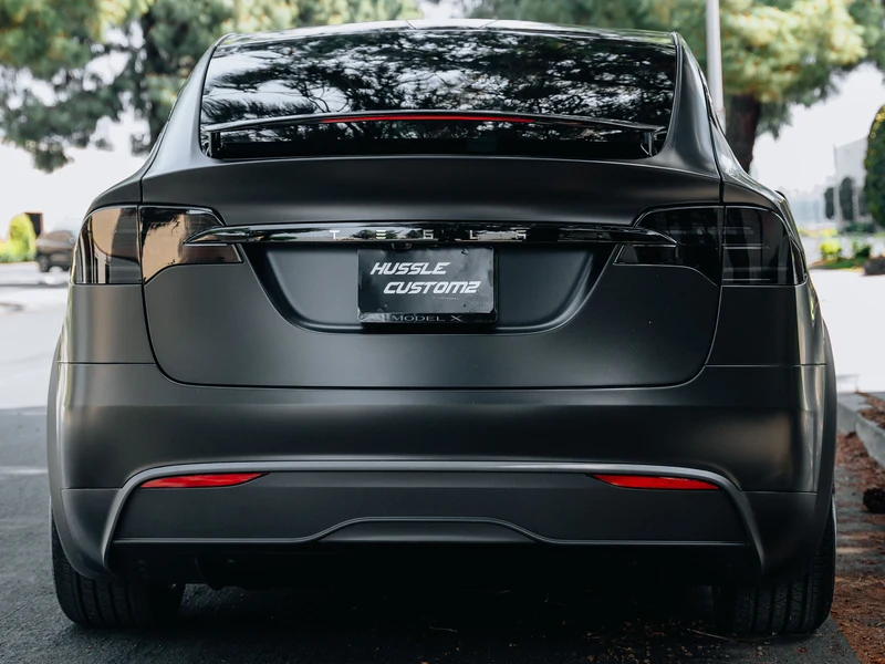 Tesla Model X Matte PPF, Ceramic Tint, Ceramic Coating — photo 5 — Hussle Customz Los Angeles