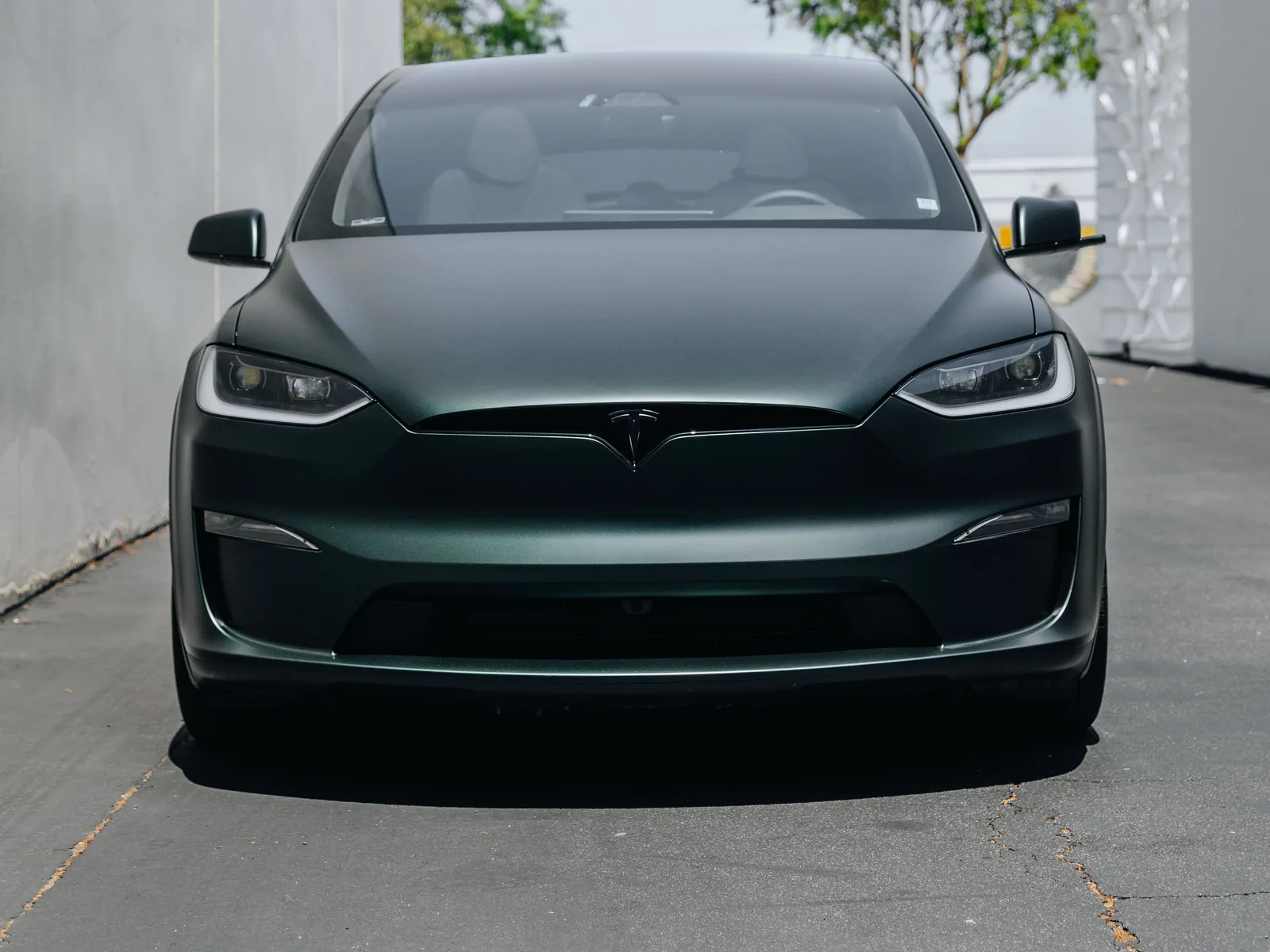 Tesla Model X Vinyl Wrap, Ceramic Tint, Ceramic Coating — photo 2 — Hussle Customz Los Angeles
