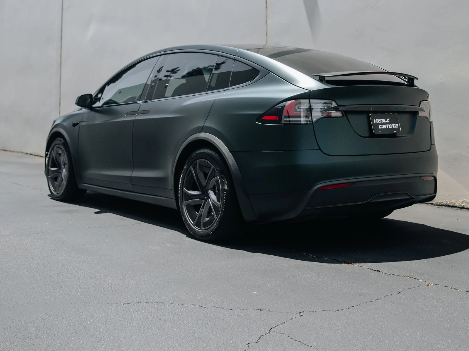 Tesla Model X Vinyl Wrap, Ceramic Tint, Ceramic Coating — photo 4 — Hussle Customz Los Angeles